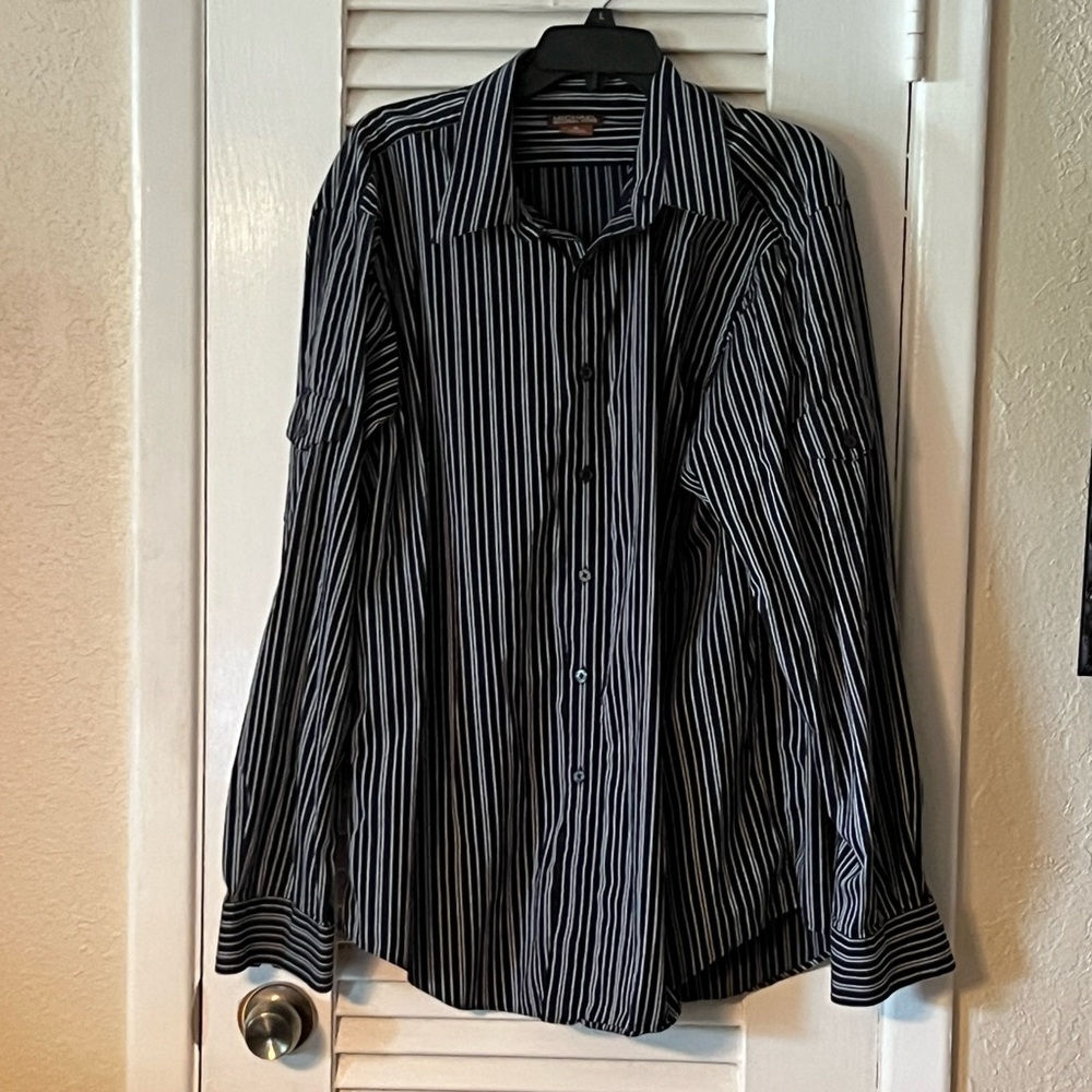 MICHAEL Michael Kors button down striped shirt